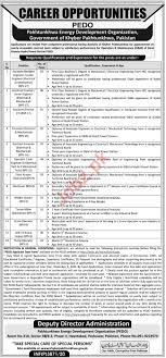 Pakhtunkhwa Energy Development Organization Pedo Jobs