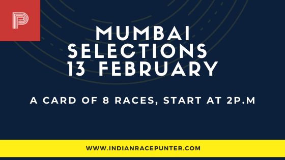Mumbai Race Selections 13 February