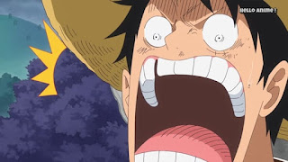 ワンピースアニメ WCI編 826話 ルフィ Monkey D. Luffy | ONE PIECE ホールケーキアイランド編