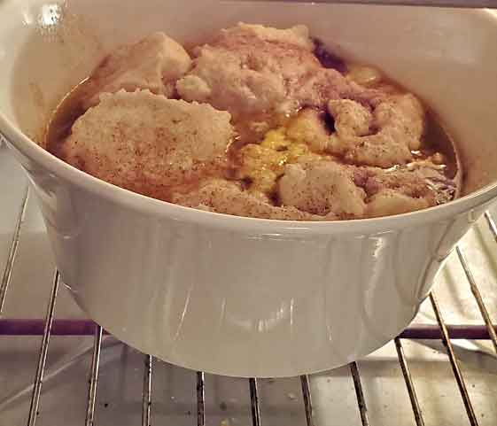 biscuit cobbler with pears