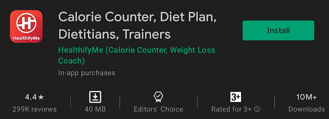 Calorie Counter, Diet Plan, Dietitians, Trainers