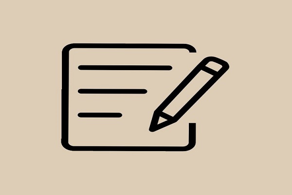 Notes icon aesthetic beige