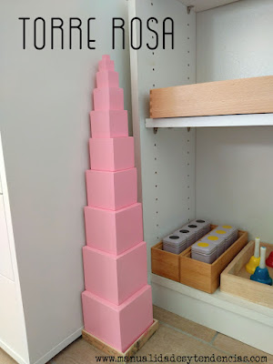Torre rosa método Montessori
