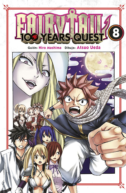 Reseña de Fairy Tail: 100 Years Quest vol. 8, de Hiro Mashima y Atsuo Ueda.