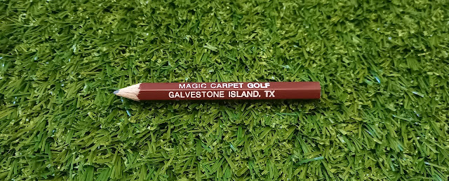 A minigolf pencil from Texas