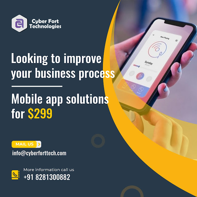  Looking to Improve Your Business Process; Mobile App Solutions for $299.