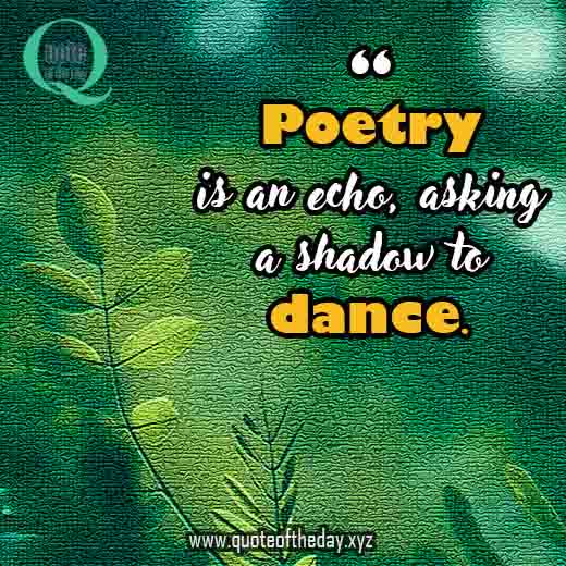 Quotes about poetry