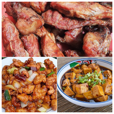 Masakan Tiongkok Ayam Kung Pao Mapo Tofu Babi Asap