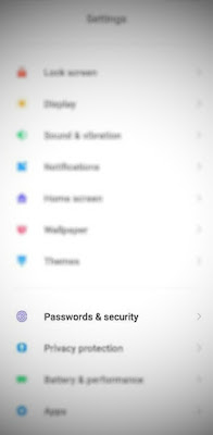 how to remove screen lock password