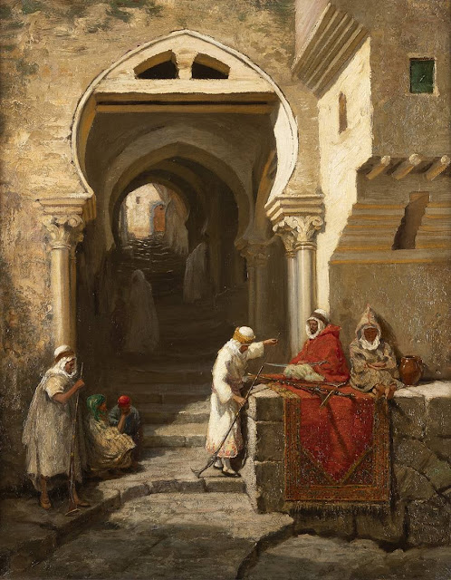 Marchand d'armes, Rue du diable, Alger - Addison Thomas Millar