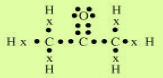 electron dot structure of Propanone