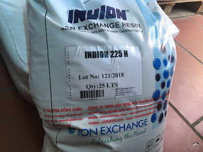 Hạt nhựa trao đổi ion dương Indion Ấn Độ 225 H