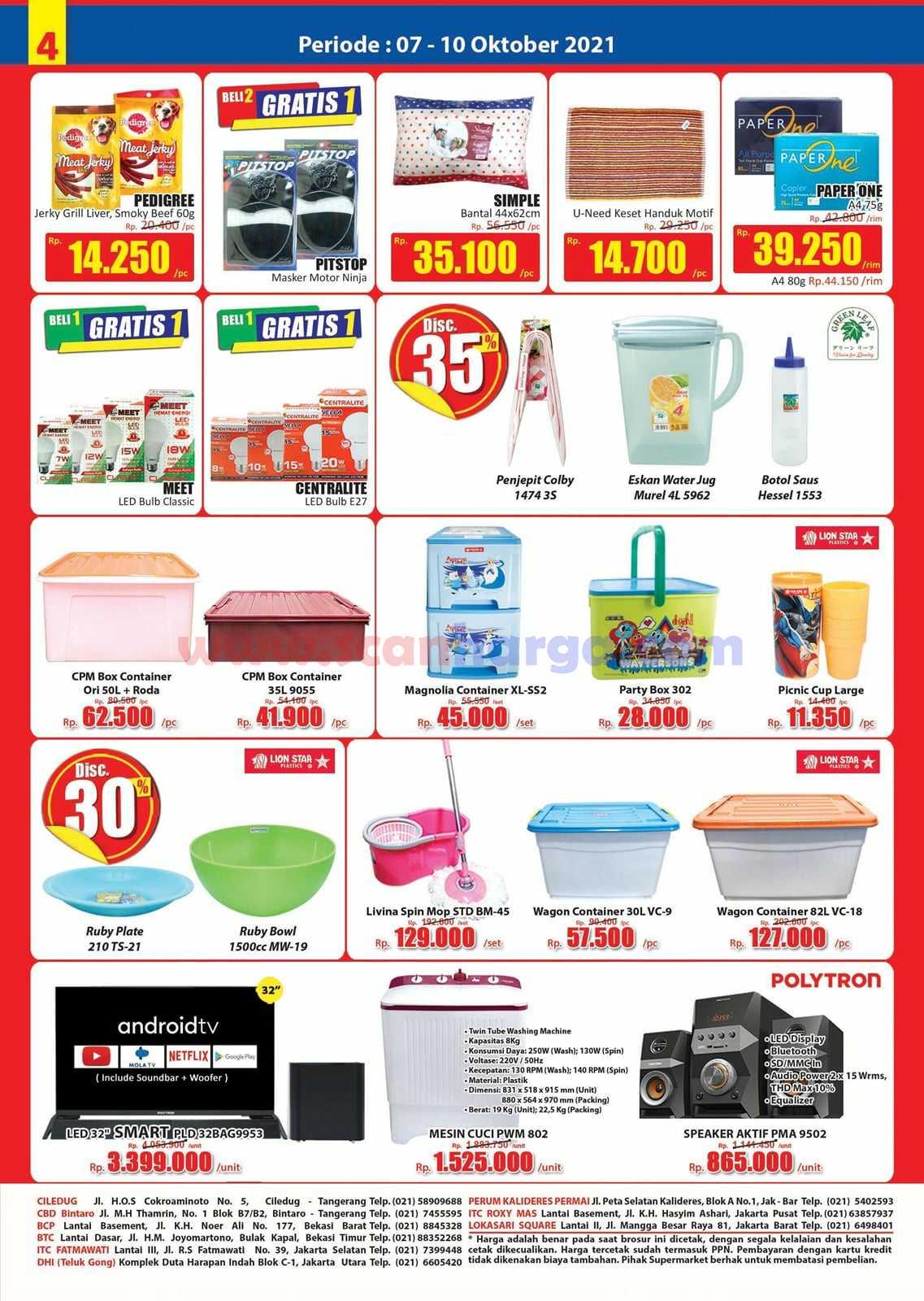 Katalog Promo JSM Hari Hari Swalayan Weekend 7 - 10 Oktober 2021 4