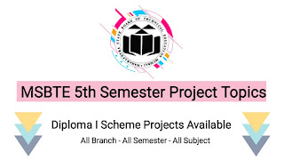 MSBTE Electronic Engineering 5th Semester Micro Project Topics For All Subjects | MSBTE Projects | Diploma I Scheme Projects Available FREE