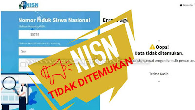 Solusi NISN Tidak Ditemukan di Laman nisn.data