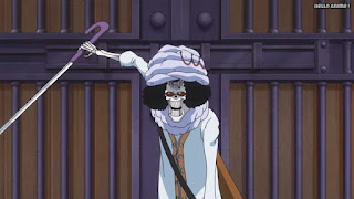 ワンピースアニメ WCI編 814話 ブルック Brook 魂の叫び テャマスィー | ONE PIECE Episode 814