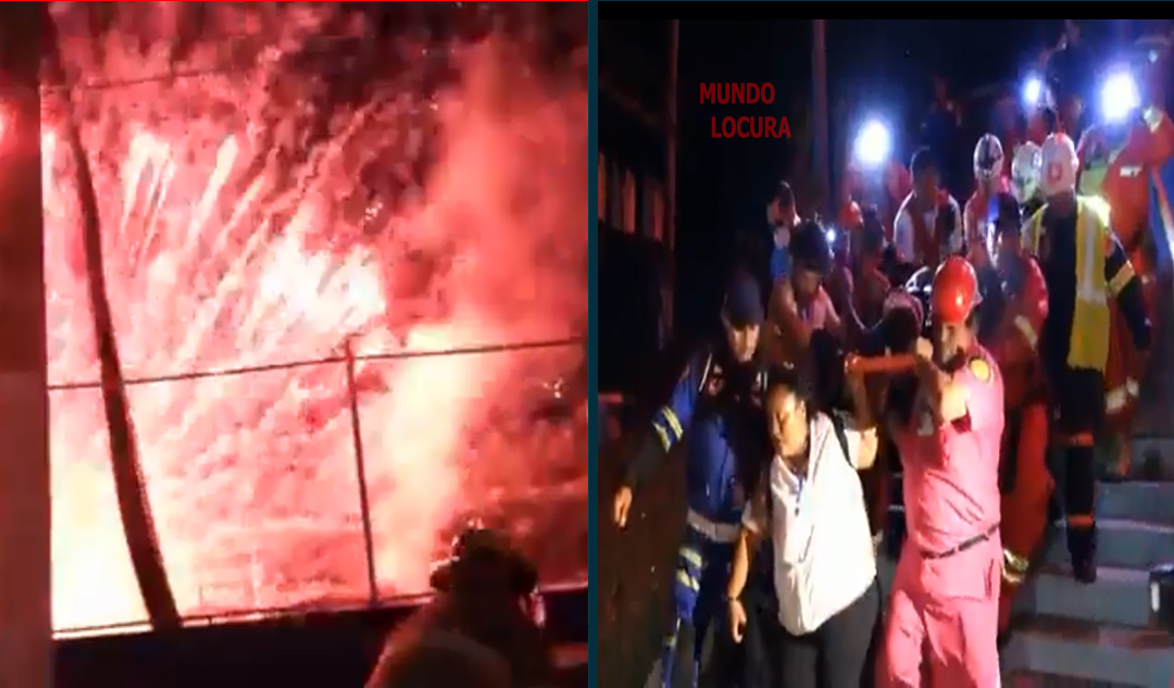 El Salvador: Una persona resultó quemada tras show de luces en el estadio Cuscatlán