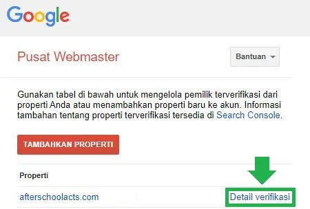 Cname dari domain terdaftar