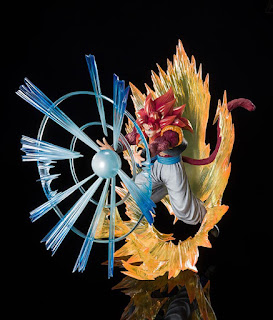 Dokkan Battle 7th Anniversary x Figuarts ZERO [Super Fierce Battle] Collaboration Super Saiyan 4 Gogeta -Ultimate Power Saiyan Warrior-, Bandai