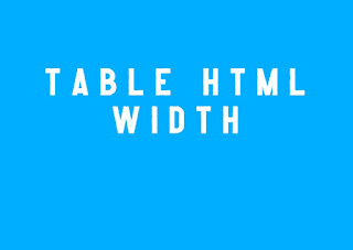 HTML Table Width To set the width of a table, add the style attribute to the element.  HTML Table Style Width    Example  Set the width of the table to 100%:     <!DOCTYPE html>  <html>  <style>  table, th, td {    border:1px solid black;    border-collapse: collapse;  }  </style>  <body>  <h2>100% wide HTML Table</h2>  <table style="width:100%">    <tr>      <th>Firstname</th>      <th>Lastname</th>       <th>Age</th>    </tr>    <tr>      <td>Jill</td>      <td>Smith</td>      <td>50</td>    </tr>    <tr>      <td>Eve</td>      <td>Jackson</td>      <td>94</td>    </tr>    <tr>      <td>John</td>      <td>Doe</td>      <td>80</td>    </tr>  </table>  </body>  </html>     Note: Using a percentage as the size unit for a width means how wide will this element be compared to its parent element, which in this case is the <body> element.