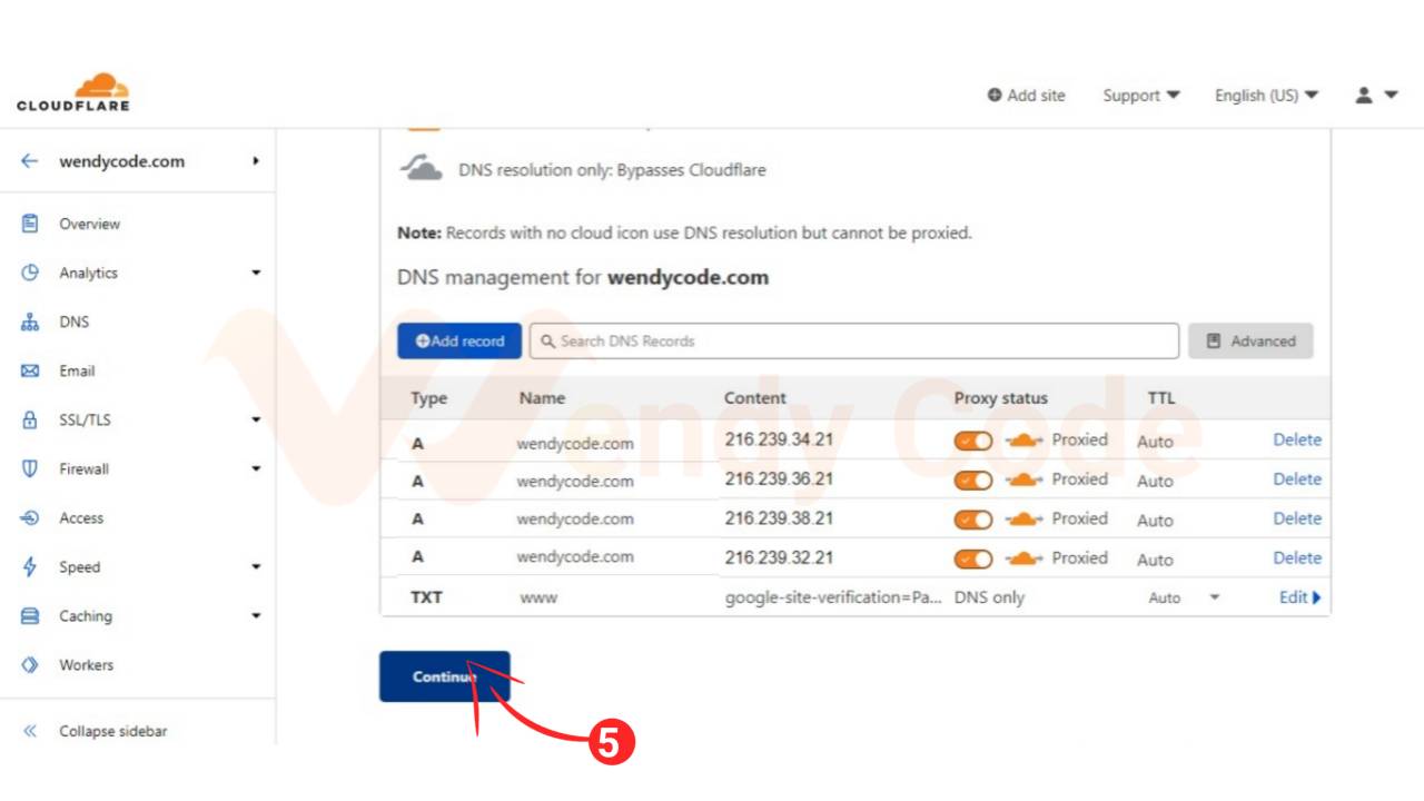 cara mengarahkan name server domain ke cloudflare