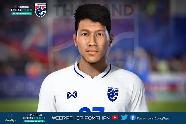 Weerathep Pomphan Face For eFootball PES 2021