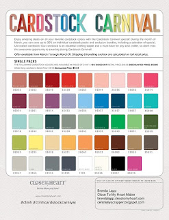 Cardstock Carnival flyer - front