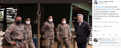 Mélenchon en Guyane, octobre 2021