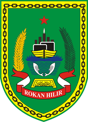 Logo / Lambang Kabupaten Rokan Hilir - Latar (Background) Putih & Transparent (PNG)