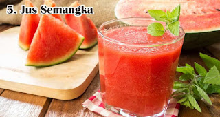 Jus Semangka merupakan salah satu jenis minuman yang mampu tingkatkan imun tubuh