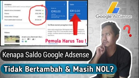 Saldo Google Adsense Tidak Bertambah