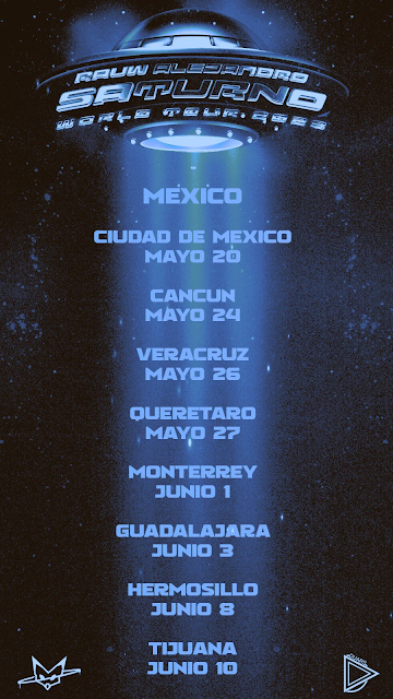 Rauw Alejandro llegará a Querétaro con su "Satuno World Tour 2023"