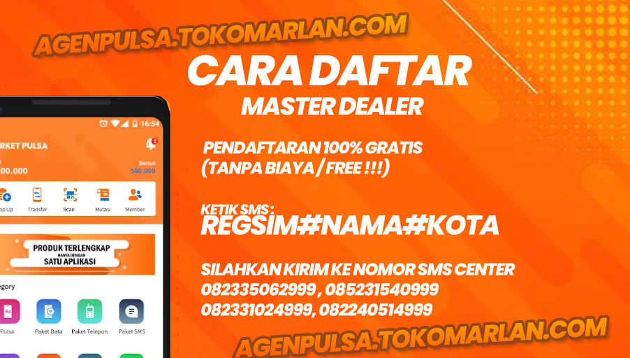 Cara Daftar Agen Master Dealer di Market Pulsa