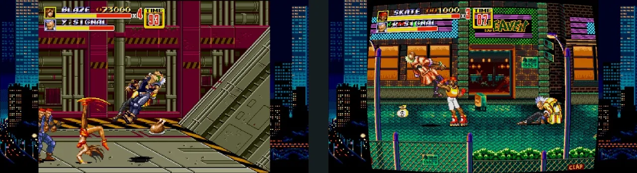 Streets of Rage 2 - Etap 7 (Blaze) i Etap 1 (Skate)