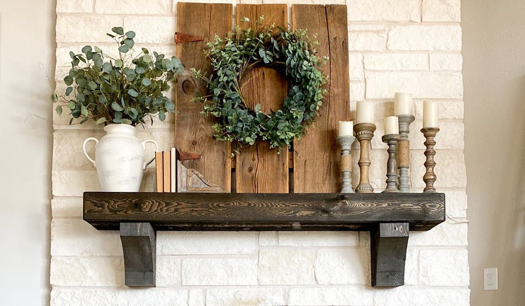 Chic on a Shoestring Decorating: How to Decorate a Fireplace, Simple ...