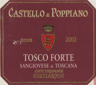 Castello di Poppiano Tosco Forte Sangiovese Toscana IGT