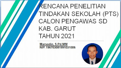 Penelitian Tindakan Sekolah (PTS) Calon Pengawas Jenjang SD