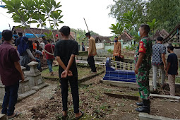 Babinsa Wonosari Pantau Pemakaman Warga