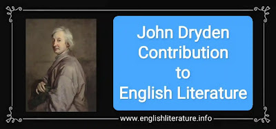 Dryden is, however, more important in the history of English poetry for his satirical verses.