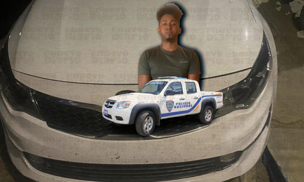 PN recupera en Villa Vásquez vehículo sustraído en Santo Domingo Este y apresan presunto seductor de una menor