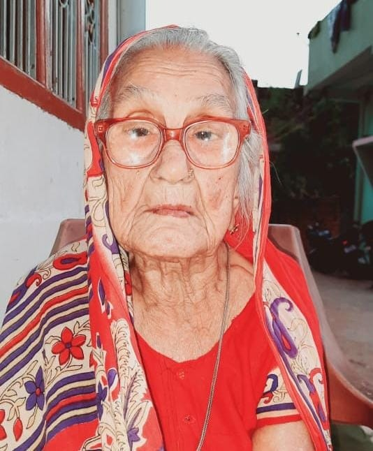 पत्रकार पंकज सोनी के दादी सुनरवासी कुंवर उम्र 115 वर्ष की निधन vishunpura