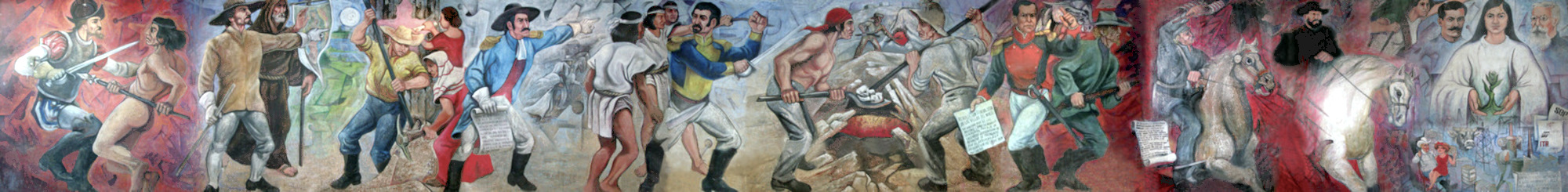Mural Historia de Reynosa Artemio Guerra