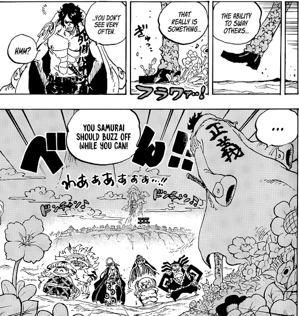 Review Manga One Piece 1054 Pertempuran Ryokugyu dengan Samurai Wano