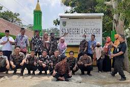 Foto Lepas Sambut Kepala SD Negeri 4 Selogiri Dari Bapak MSLAM, S.Pd ke Bapak ROHADI, S.Pd.Jas