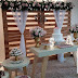 Decoração de festa com paletes