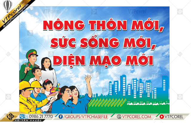 Pano tuyên truyền xây dựng Nông thôn mới