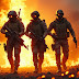 Prompt for PUBG Character Emerging from Flames