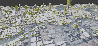Shanghai city low poly free 3d models
