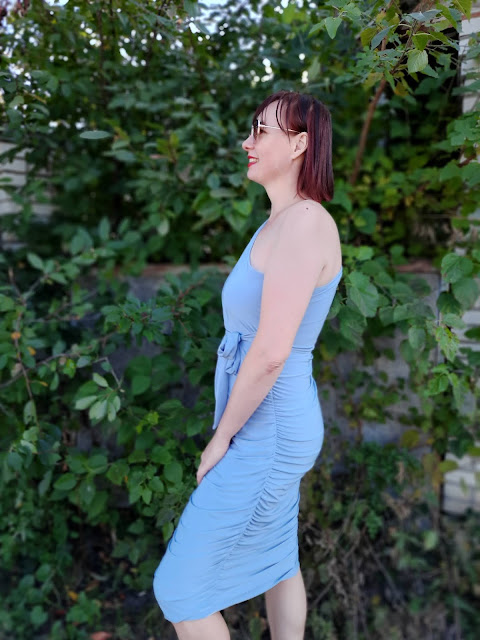 https://femmeluxe.co.uk/blue-one-shoulder-ruched-slinky-midi-dress-savannah