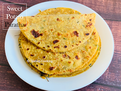 sweet potato paratha